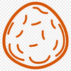 Stylized Illustration of a Potato A stylized illustration of a potato, suitable for vector graphics.