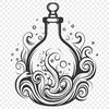 Artistic Potion Bottle PNG - Free Commercial Use Download