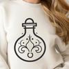 Stunning Potion Bottle In SVG, PNG, PDF And DXF File Formats - Free