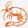 Free Artistic Prawn - Free DXF Download, Commercial Use