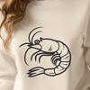 Free Artistic Prawn - Free DXF Download, Commercial Use