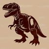 Digital Illustration of a Prehistoric Creature Detailed digital drawing of a dino in a professional design style.