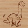 Large herbivorous sauropod dinosaur from the Jurassic period.