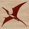 Pteranodon Inspiration Vector Art A prehistoric flying reptile with a long neck and tail, inspired by the Pteranodon species.