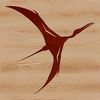 Flying Prehistoric Wonder An illustration of a Pteranodon in flight over a prehistoric landscape.