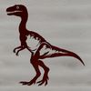 Prehistoric Dino Illustration SVG A prehistoric dino illustration rendered as a scalable vector graphic.
