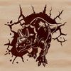 Illustrated Triceratops in vector format, suitable for digital and print use.