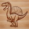 Prehistoric Spinosaurus Dinosaur Vector Art A prehistoric Spinosaurus dinosaur illustration for vector art and design.