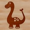 Prehistoric Longneck Illustration A prehistoric Brachiosaurus illustration in vector format.