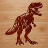 Ancient Dinosaur Vector Graphic A prehistoric dinosaur illustration created in vector art style.
