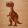 Ancient Dinosaur Graphic Design A graphic representation of a dinosaur from the ancient era, designed as vector art.