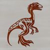 Detailed SVG graphic of a ancient dinosaur design suitable for digital art.
