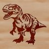 Prehistoric Creatures in Colorful Vector Art Prehistoric dinosaurs in various poses and species depicted in a vector illustration.