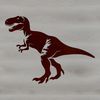 A prehistoric dinosaur illustration in vector format, suitable for cutting machines and digital design.