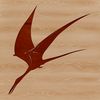 A prehistoric pteranodon dinosaur illustration in vector format.