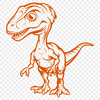 Free Unique Dinosaur Vector Image SVG - Commercial Use