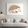 Spiky Vector Design SVG A detailed illustration of a small mammal with spikes on its back, suitable for use in various design contexts.