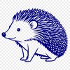 Adorable Hedgehog Icon Hedgehog icon in vector format.