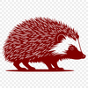 Colorful Hedgehog Illustrations A colorful illustration of a hedgehog in various poses.