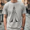 A young female princess in a medieval-inspired dress, suitable for crafting or design projects.