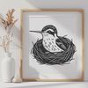 Vibrant Hummingbird in Flight SVG Vector Art Illustrated hummingbird in flight, depicted as a vector graphic design.