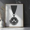 Creative Medal In DXF - Free Download