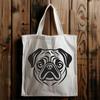 Creative Pug In DXF Format