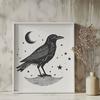 Raven Digital Drawing In PNG File Format For Free Download