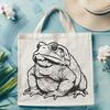 Free Unique Toad Digital Drawing PDF - Commercial Use