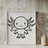 Free Axolotl - SVG For Commercial Use