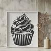 Beautiful Cupcake In PDF - Free Digital Download