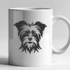 Artistic Morkie SVG, PNG, PDF And DXF Files