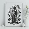 Free Unique Our Lady Of Guadalupe Decal PDF - Commercial Use