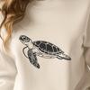 Creative Sea Turtle Vector Craft File - Free PDF