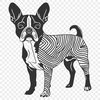 Standing Dog Vector Drawing