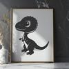 Stunning Baby Dinosaur In SVG, PNG, PDF And DXF File Formats - Free