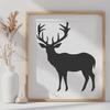 Beautiful Deer - Laser Engraver SVG