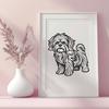 Stunning Shih Tzu - Vinyl DXF