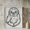 Creative Sloth - SVG Format