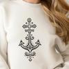 Ornate Anchor - SVG Format