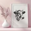 Cow Vector Illustration In PNG File Format For Free Download