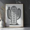 Cactus Stencil In SVG File Format For Free Download