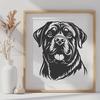 Creative Rottweiler - Cricut PNG