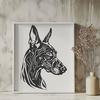 Stunning Doberman Pinscher - Sublimation PNG