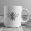 Stunning Bee In SVG Format - Free Download