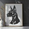 Doberman Pinscher In PDF Format - Free Commercial Use License