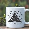 Beautiful Teepee - Cricut DXF Free Download