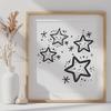 Creative Star Printable Artwork - Free PNG Download