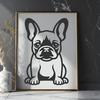 Beautiful Pet Simple Line Drawing