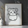 Hamster In DXF For Download, Free Commercial Use